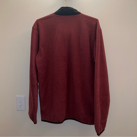 Columbia Burgundy Fleece Jacket with Black Accents | NWT | Size Medium - Picture 2 of 16